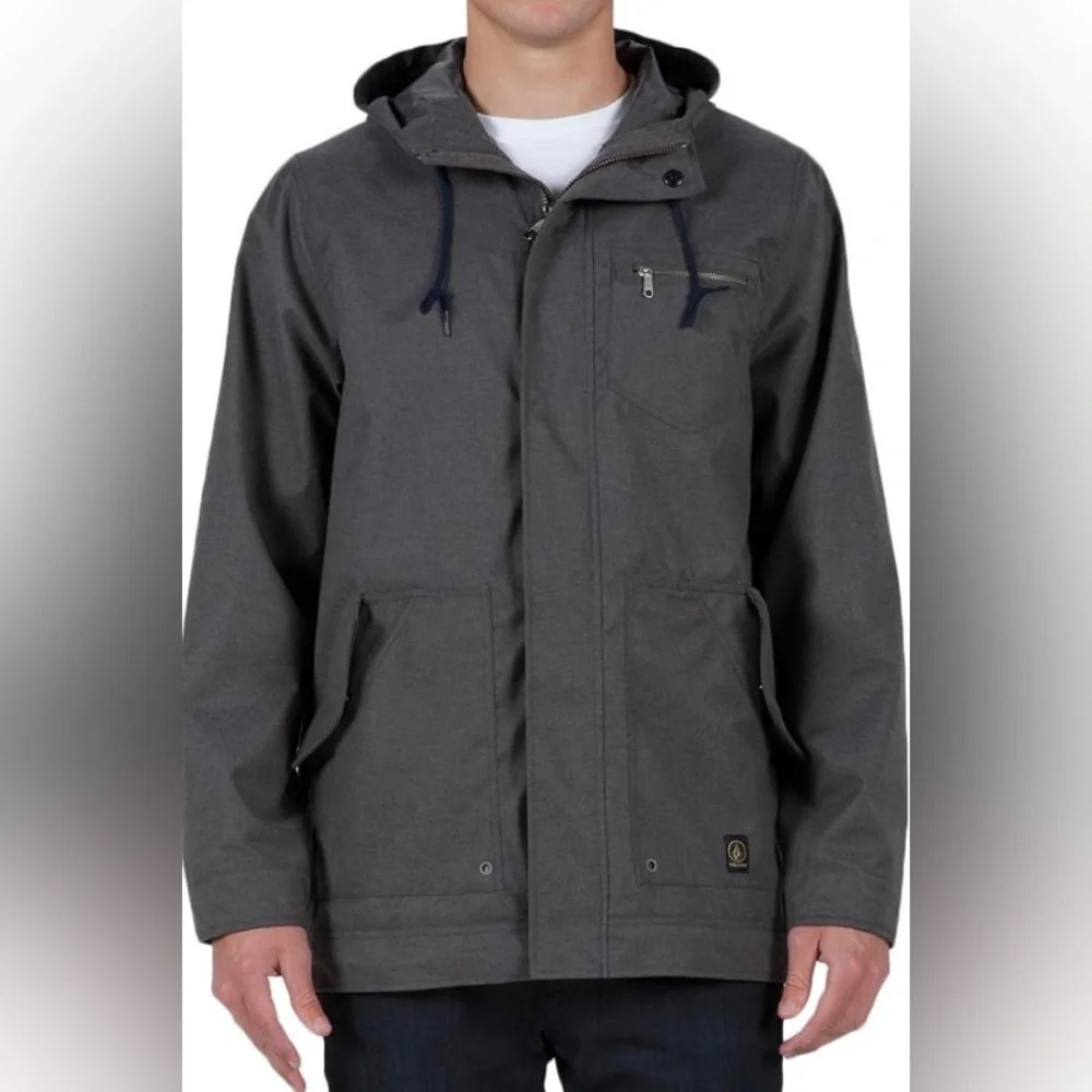 Volcom Brackish hooded mid weight jacket Sz M